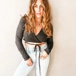 Audrey 3+1 Ballerina Wrap Long Sleeve 10 Audrey 3+1 Ballerina Wrap Long Sleeve