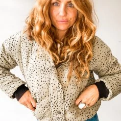 Saltwater Luxe Olive You Reversible Puffer Jacket