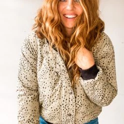 Saltwater Luxe Olive You Reversible Puffer Jacket