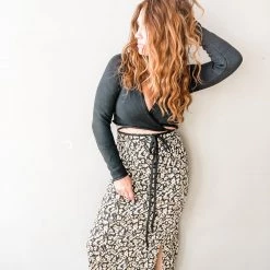 Miss Sparkling Swing My Way Midi Skirt Clothing