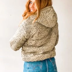 Saltwater Luxe Olive You Reversible Puffer Jacket