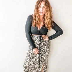 Miss Sparkling Swing My Way Midi Skirt Clothing