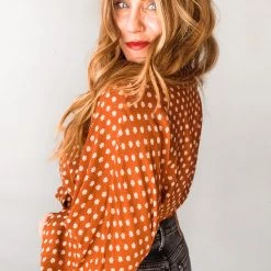 Audrey 3+1 Take Me To Brunch Mid Tie Top