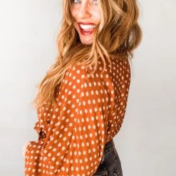 Audrey 3+1 Take Me To Brunch Mid Tie Top