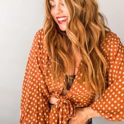 Audrey 3+1 Take Me To Brunch Mid Tie Top