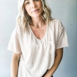 Project Social T Lex Striped Tee Clothing