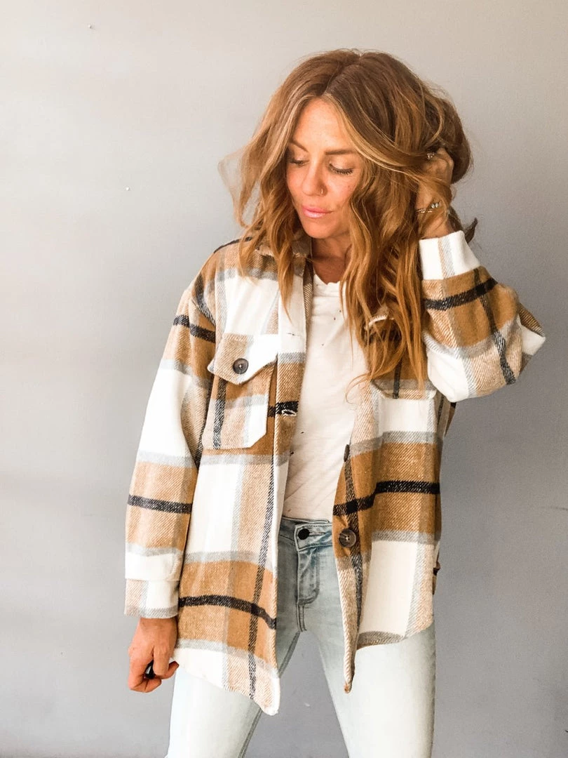 Trend Notes Plaid You Came Oversized Jacket Clothing 7 Trend Notes Plaid You Came Oversized Jacket Clothing