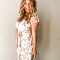 Salt And Freckles Very Terry Floral Wrap Dress Clothing