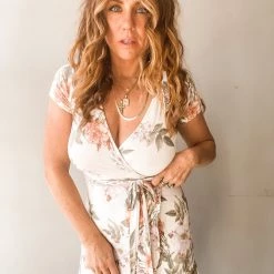 Salt And Freckles Very Terry Floral Wrap Dress Clothing