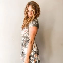 Salt And Freckles Very Terry Floral Wrap Dress Clothing
