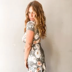 Salt And Freckles Very Terry Floral Wrap Dress Clothing