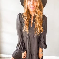 Pinch Clothing Noire Tunic Dress