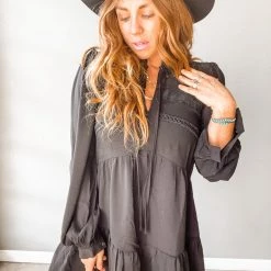 Pinch Clothing Noire Tunic Dress