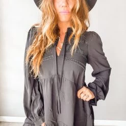 Pinch Clothing Noire Tunic Dress