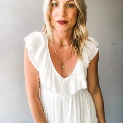 Trend Notes Making Moves Ruffle Jumpsuit