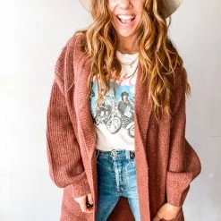 Listicle Roasting Marshmallows Cardigan Clothing
