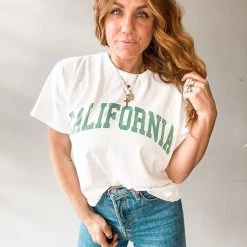 Amuse Society California Crop Tee Clothing