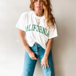 Amuse Society California Crop Tee Clothing