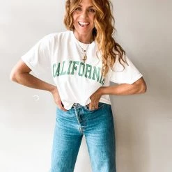 Amuse Society California Crop Tee Clothing