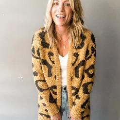 Hem & Thread Leopard Cardigan Clothing