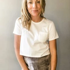 Richer Poorer Boxy Crop Clothing