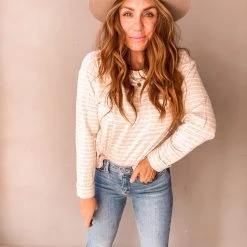 Salt And Freckles December Days Striped Long Sleeve