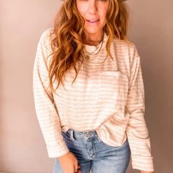 Salt And Freckles December Days Striped Long Sleeve