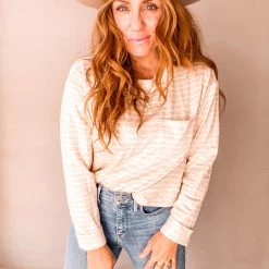 Salt And Freckles December Days Striped Long Sleeve