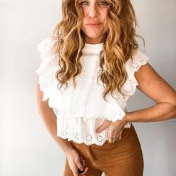 Pinch Vaughn Ruffle Top