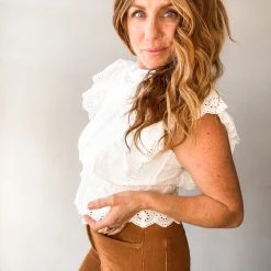 Pinch Vaughn Ruffle Top