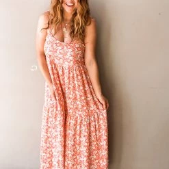 Audrey 3+1 The Essentials Floral Midi Dress Clothing