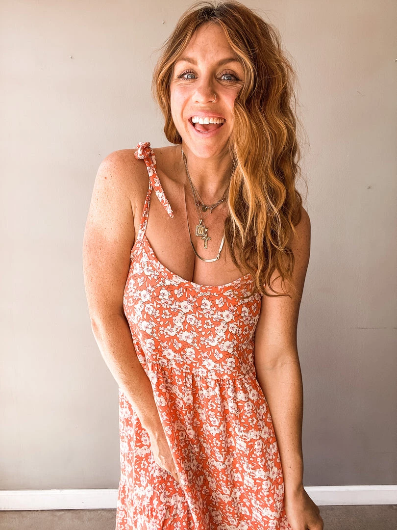 Audrey 3+1 The Essentials Floral Midi Dress Clothing 3 Audrey 3+1 The Essentials Floral Midi Dress Clothing