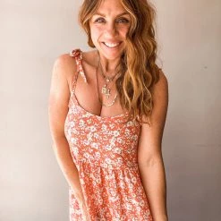 Audrey 3+1 The Essentials Floral Midi Dress Clothing