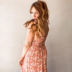 Audrey 3+1 The Essentials Floral Midi Dress Clothing 14 Audrey 3+1 The Essentials Floral Midi Dress Clothing