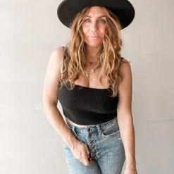 Lush Clothing Mariah Crop Knit Tank