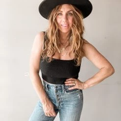 Lush Clothing Mariah Crop Knit Tank