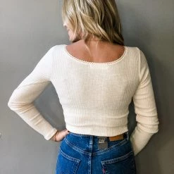 Audrey 3+1 Clothing Sissy Long Sleeve Crop