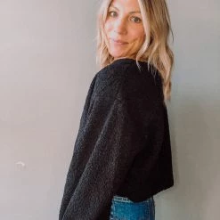 Audrey 3+1 Eclair Button Cardigan Clothing