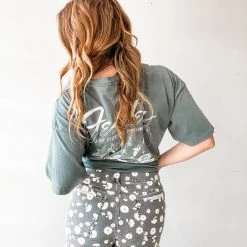 Audrey 3+1 Flower Power Denim Shorts