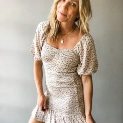 Audrey 3+1 All About The Smocked Mini Dress