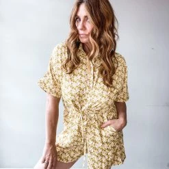 Pinch Clothing Sunshine State Floral Romper