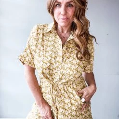 Pinch Clothing Sunshine State Floral Romper