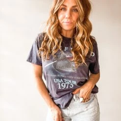 Bricky Clothing Pink Floyd Custom Embellished Tee