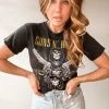 Bricky Guns N Roses Embellished Tee