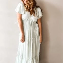 In Loom Clothing Sage Cantina Midi Dress
