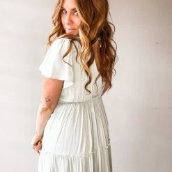 In Loom Clothing Sage Cantina Midi Dress