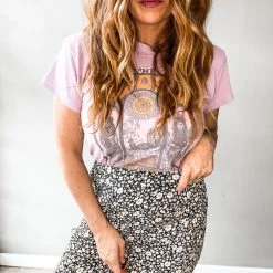 Dress Forum Dainty Daisy Flared Midi Skirt Clothing