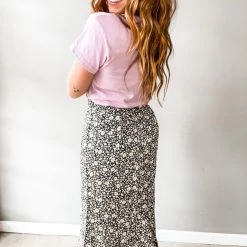 Dress Forum Dainty Daisy Flared Midi Skirt Clothing