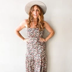 Lush Clothing Gala In The Garden Midi Dress