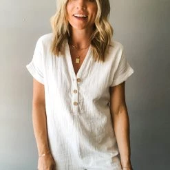 Z Supply Clothing Morning Mist Romper